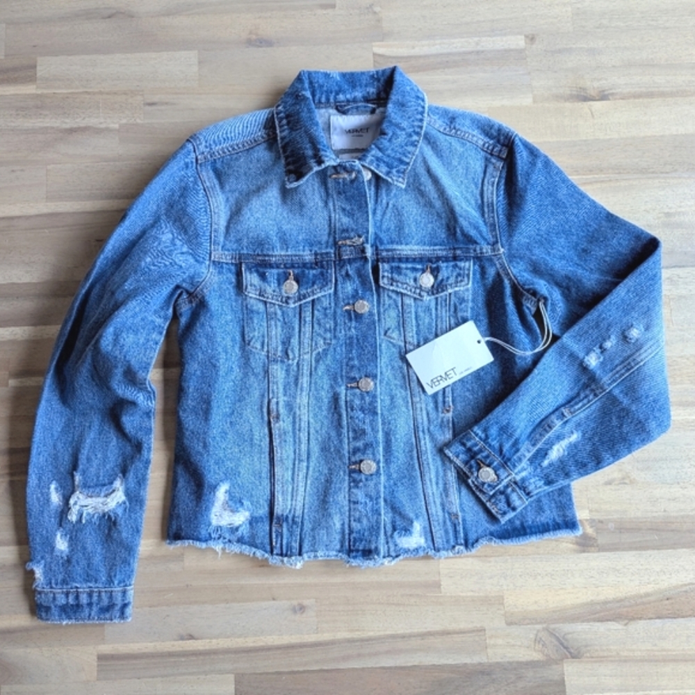 VERVET Denim Jacket NWT‎ XS